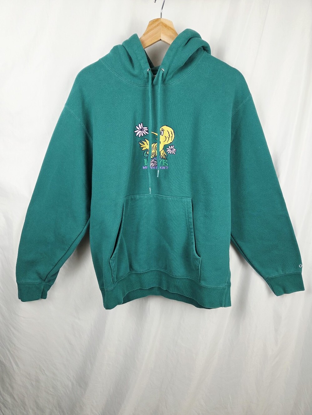 Obey Pullover Hoodie Sweater Graphic Kangaroo Pocket Relax Fit Size Small